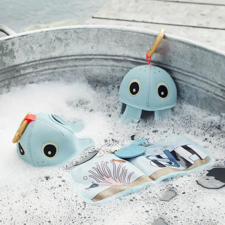 Produktbild Done by Deer Bath time activi toy Wally Blue