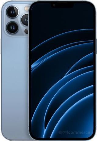 Actual product image Re!commerce iPhone 13 Pro Max (128 GB, Sierra Blue, Blue, 6.70", 12 Mpx, SIM + eSIM, A / Like new)