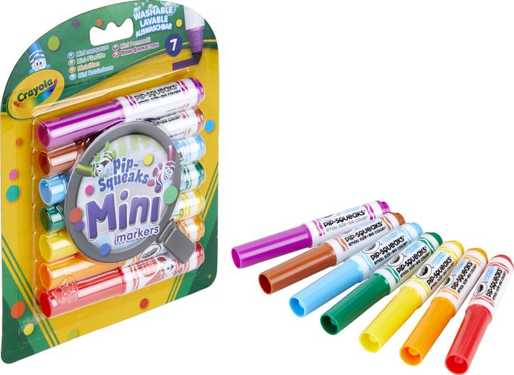Actual product image Crayola Mini Washable Felt Tip Pens, 7pcs. (multicolour, 7 x)