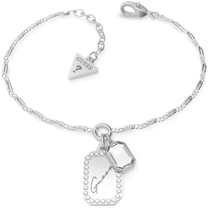 Produktbild Guess Crystal Tag Armband (19 cm, Edelstahl)