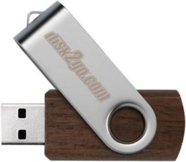 Actual product image Disk2go Wood (64 GB, USB-A)