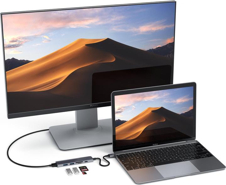 Produktbild Satechi ST-SCMA2M (USB-C, 6 Ports)