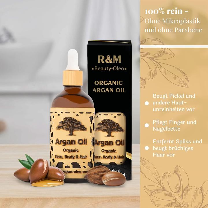Produktbild R&M Beauty-Oleo Bio Argan-Öl (Körperöl, 100 ml)
