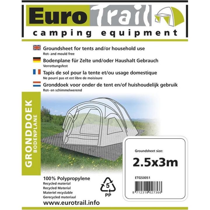 Image du produit Eurotrail Tapis de sol ECO perméable à l'eau/respirant