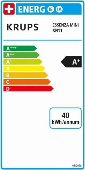 Label énergétique Krups Nespresso Essenza Mini (NESPRESSO Original)