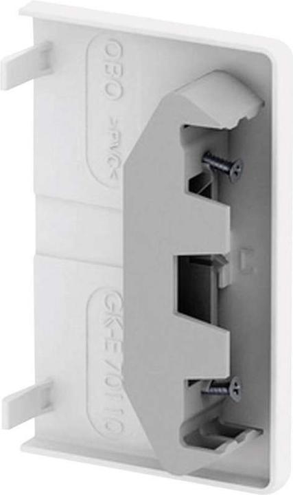 OBO Bettermann Brüstungskanal Endstück (B x H) 70 mm x 110 mm 6274370 1 St. Reinweiss