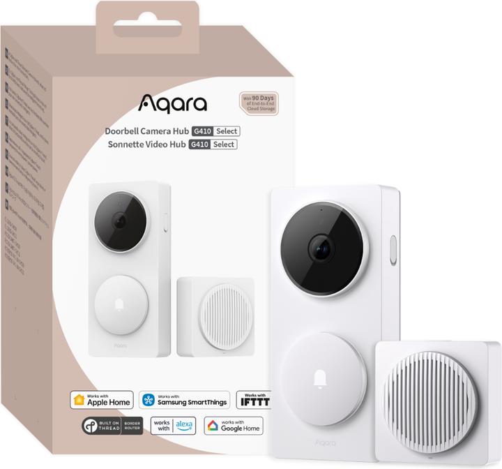 Produktbild Aqara Smart Video Doorbell G410 *weiss* (WLAN)