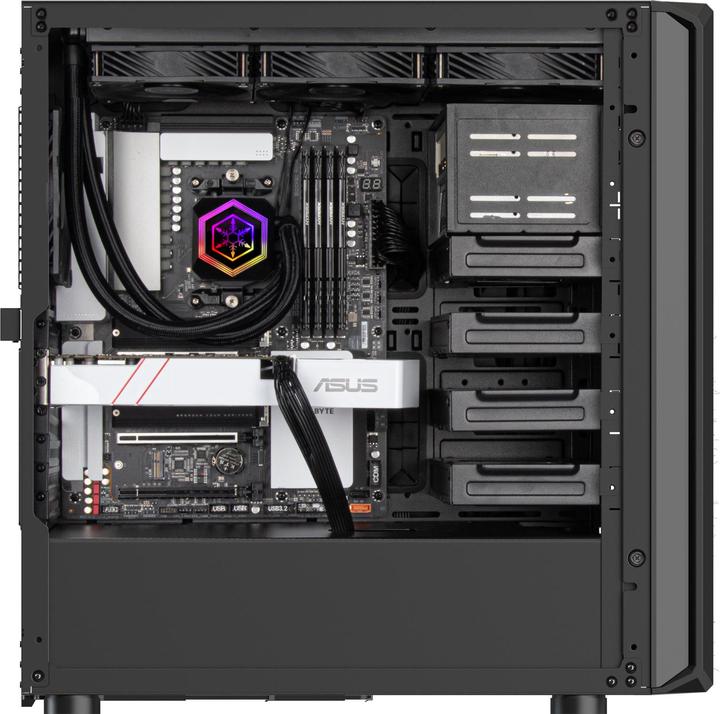 Produktbild Silverstone SilvStone SST-SED1-B ATX bk SST-SED1-B (ATX, SSI CEB, Mini-ITX, mATX, E-ATX, SSI EEB)