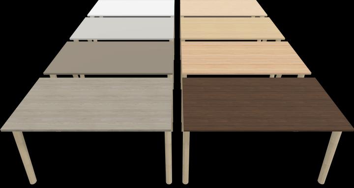 Actual product image Narbutas Nova Wood desk (1400 x 800 x 740 mm)