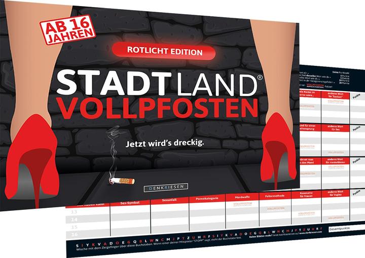 Produktbild Denkriesen Stadt Land Vollpfosten - Jetzt wird's dreckig (Deutsch)