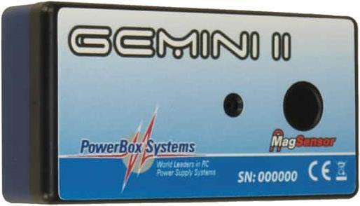 Actual product image Powerbox Systems Gemini 2 incl. sensor switch, magnetic encoder and key fob