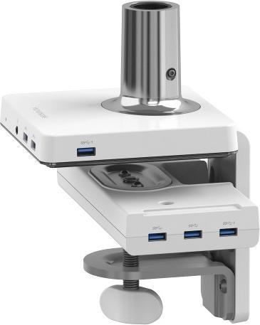 Produktbild Humanscale M/Connect Dockingstation Tischklemme für M2, weiss