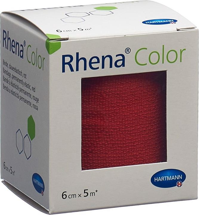 Rhena Color Elastische Binden 6cmx5m rot