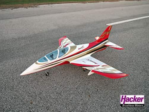 Produktbild Sebart Mini Avanti S 1400mm Weiss/Rot (Motorflugzeug)