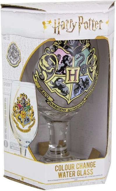 Paladone Products Harry Potter Hogwarts Farbwechsel Glas (0.40 l, 1 x)