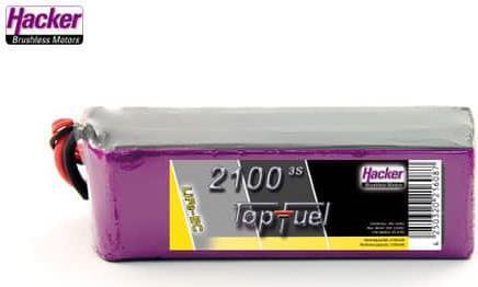 Produktbild Hacker LiFe Pack LiFe-EC 2100mAh 3S TopFuel (9.90 V, 2100 mAh)