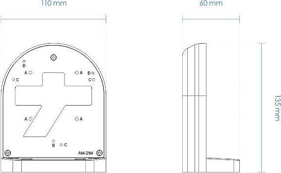 Productafbeelding Vivotek AM-21M L-vormige beugel voor camera (Montageset)