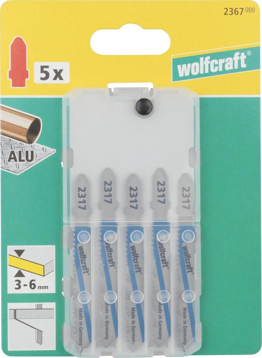 Immagine prodotto wolfcraft 2 Lame per seghetto alternativo 2317000 Sangue
