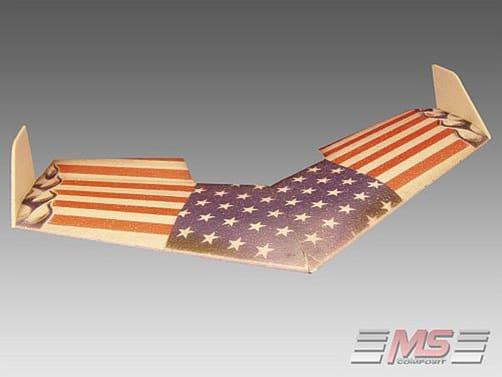 Produktbild MS Composit Swift II Airbrush USA 810 mm (Nurflügler)