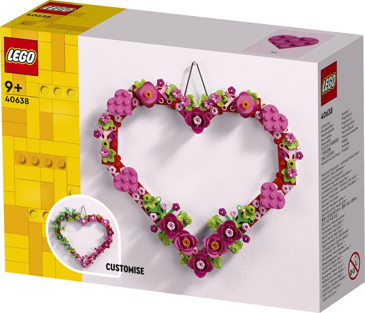 Produktbild LEGO Herz-Deko (40638, LEGO Iconic)