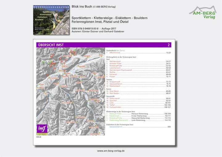 Produktbild Sportklettern - Klettersteige - Eisklettern - Bouldern Ferienregionen Imst, Pitztal und Ötztal (Deutsch, Gerhard Gstettner, Günter Durner, 2016)