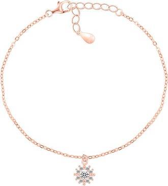 Image du produit Brilio Argent - Beau bracelet en bronze avec zircons BRC51R