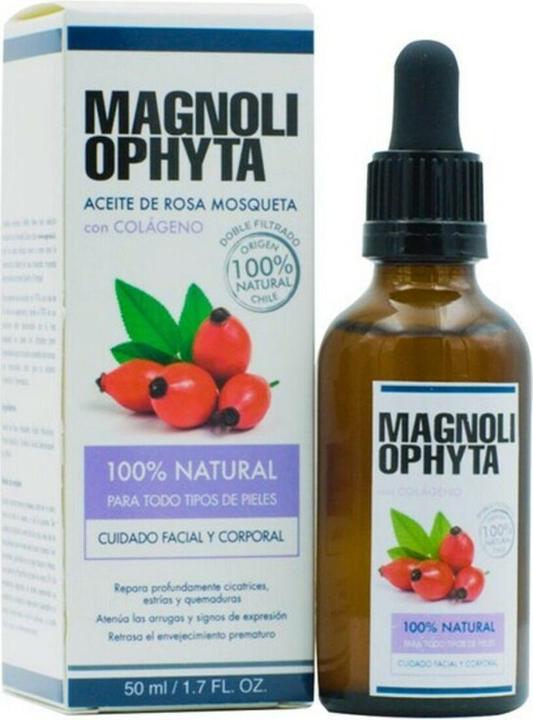Actual product image Magnoliophyta Rosehip Oil With Collagen 50ml (Body oil, 50 ml)