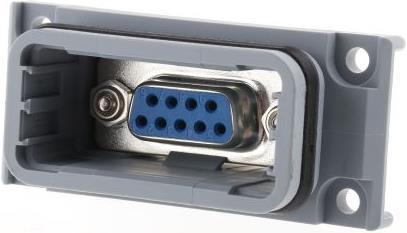 Actual product image Phoenix Contact 9way femaleIP67 to IP20 Dsub panel conn