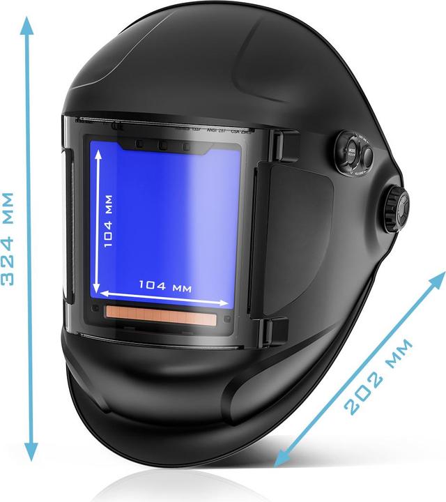 Actual product image Stahlwerk Welding helmet TITAN 3-in-1 automatic welding helmet Welding mask