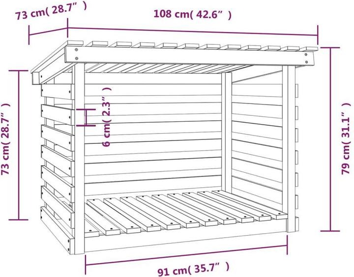 Immagine prodotto VidaXL Paisas (108 x 73 x 79 cm)