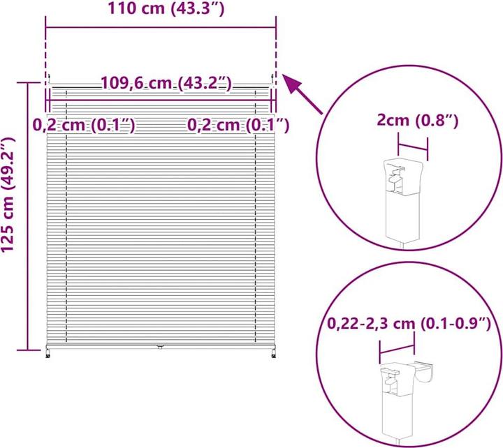 Produktbild VidaXL Eward (110 x 125 cm)