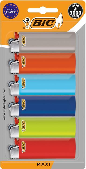 Immagine prodotto Bic Accendino J26 Maxi, confezione da 6