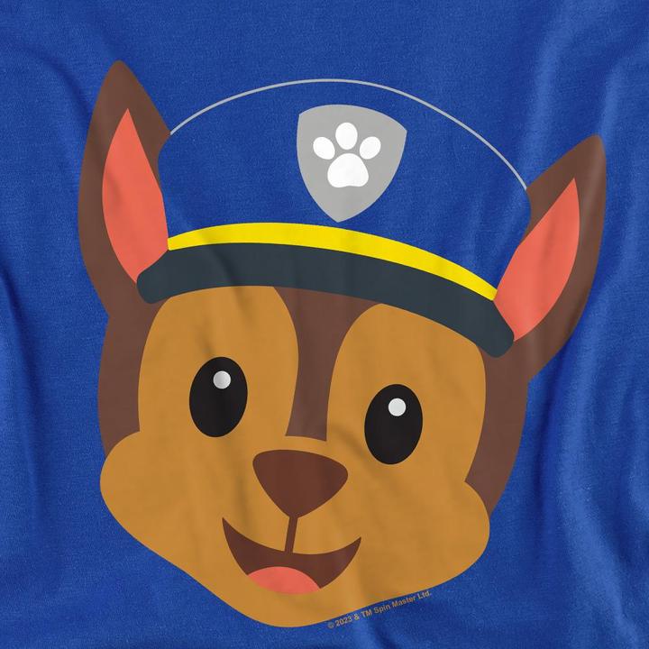 Actual product image Paw Patrol Unisex Adult Chase Emoji Sweatshirt (L)