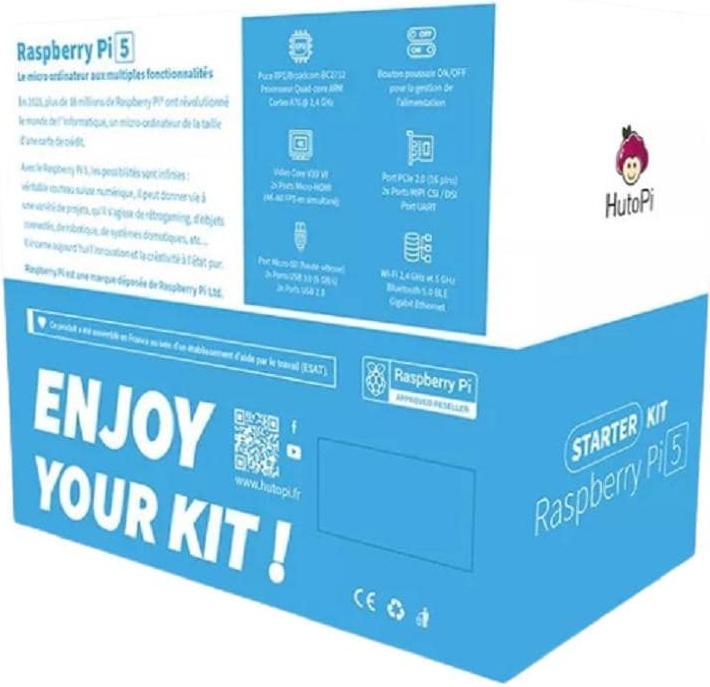Actual product image HutoPi Raspberry Pi 5 Starter Kit - 2GB version