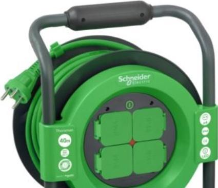 Image du produit Schneider Electric Enrouleur de câble (40 m, 4.50 mm²² mm)