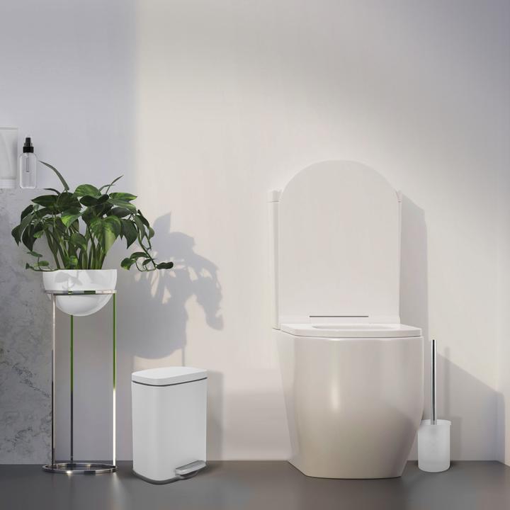 Produktbild spirella Toilettenbürste Yoko Weiss matt, Glas