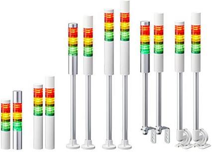 Produktbild Patlite LED Signal Tower Flash/Buzz, Off-white