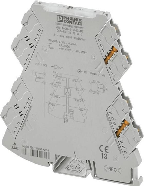 Image du produit Phoenix Contact Conditionneur de signaux - MINI MCR-2-U-U-PT