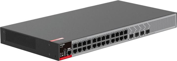 Produktbild Ruijie 24 Ã 10/100/1000Base-T copper ports with auto-negotiation, 4 Ã 1GE/2.5GE SFP ports, 2 built-in fix (24 Ports)