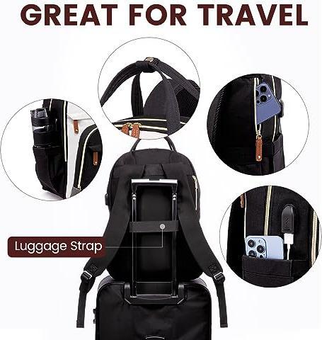 Produktbild Only-Bags.Store Laptop Rucksack 15.6 Zoll Schulrucksack Teenager Wasserdicht Schultasche Anti-Diebstahl mit