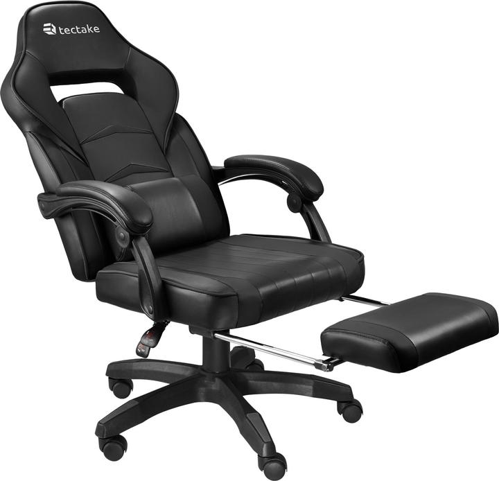 Actual product image tectake Gaming chair Comodo | With footrest