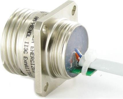 Produktbild Amphenol RJ45 Receptacle ATEX 50cm cordset flange (FTP, 0.50 m)