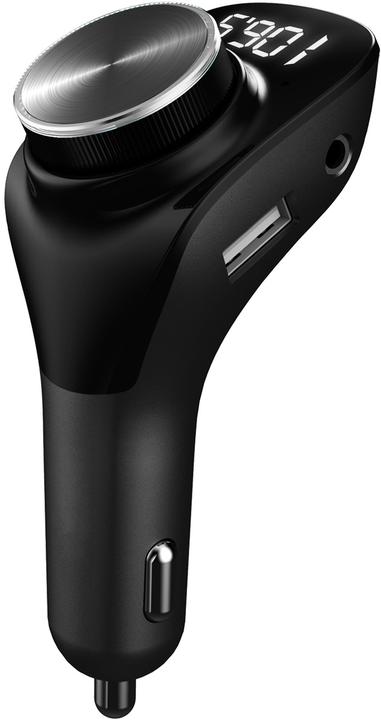 Produktbild -BT-FMTRANSM2 FM transmitter 87.5 - 108 MHz Bluetooth/USB Black