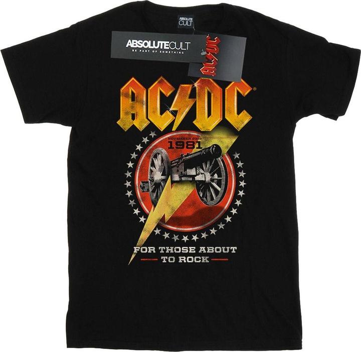 AC/DC Girls For Those About To Rock 1981 TShirt aus Baumwolle