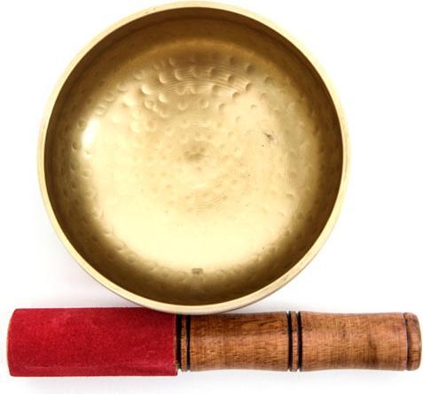Actual product image Cachet Singing bowl with leather clapper (Singing bowl)