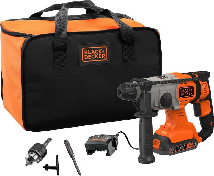 Productafbeelding Black & Decker Black+Decker 18V SDS PLUS boormachine 2,5Ah (Oplaadbare batterij)