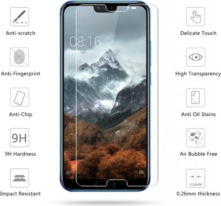 Image du produit Screenguard Honor 10 Protection en verre blindé Case Friendly Design (1 pièce(s), Honor 10)