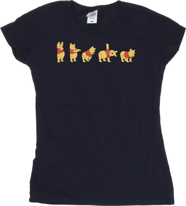 Actual product image Disney Womens/Ladies Winnie The Pooh Stretching Cotton T-Shirt (L)
