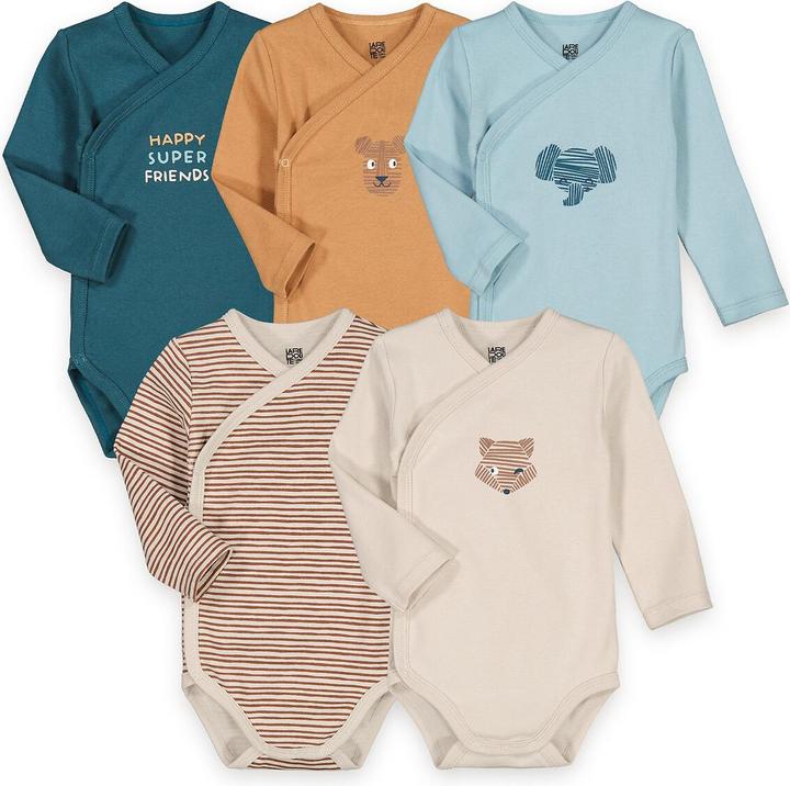 La Redoute Collections 5er-Pack Wickelbodys