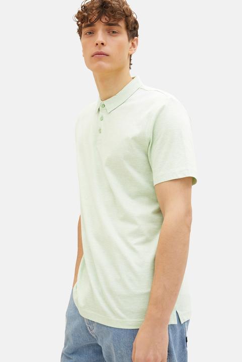 Produktbild Tom Tailor Poloshirt Kurzarmshirt mit Polokragen gestreift (XL)